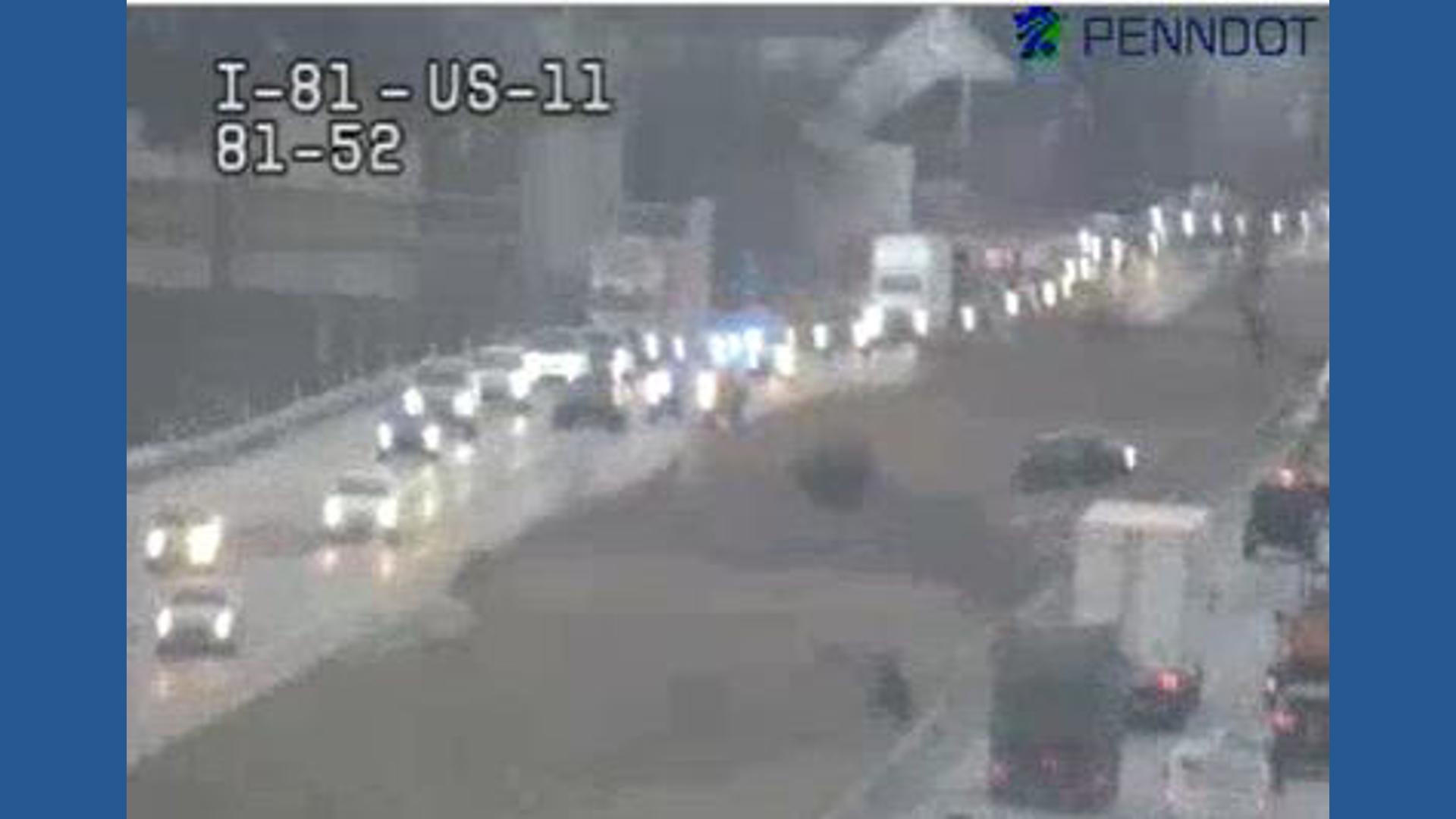 Crash on I-81 Northbound disrupts morning commute in Cumberland County ...