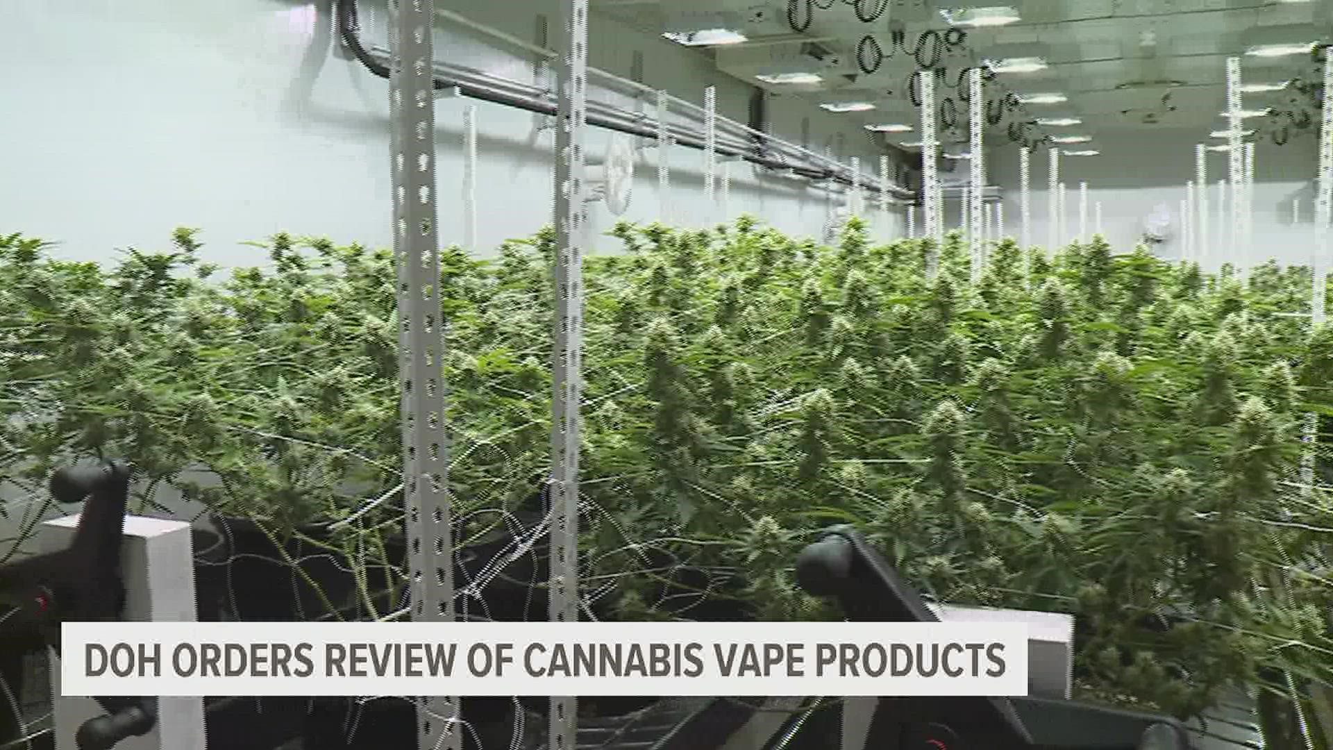 All vaporized medical marijuana products containing additional ingredients will be reviewed, even if they had been previously approved.