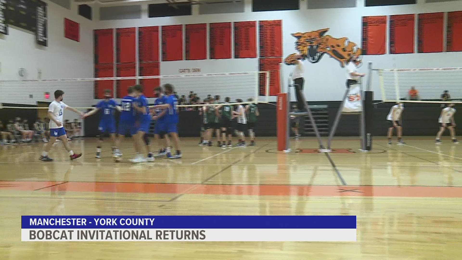 While it's smaller field than usual, the boys volleyball tournament returned to Northeastern High School.