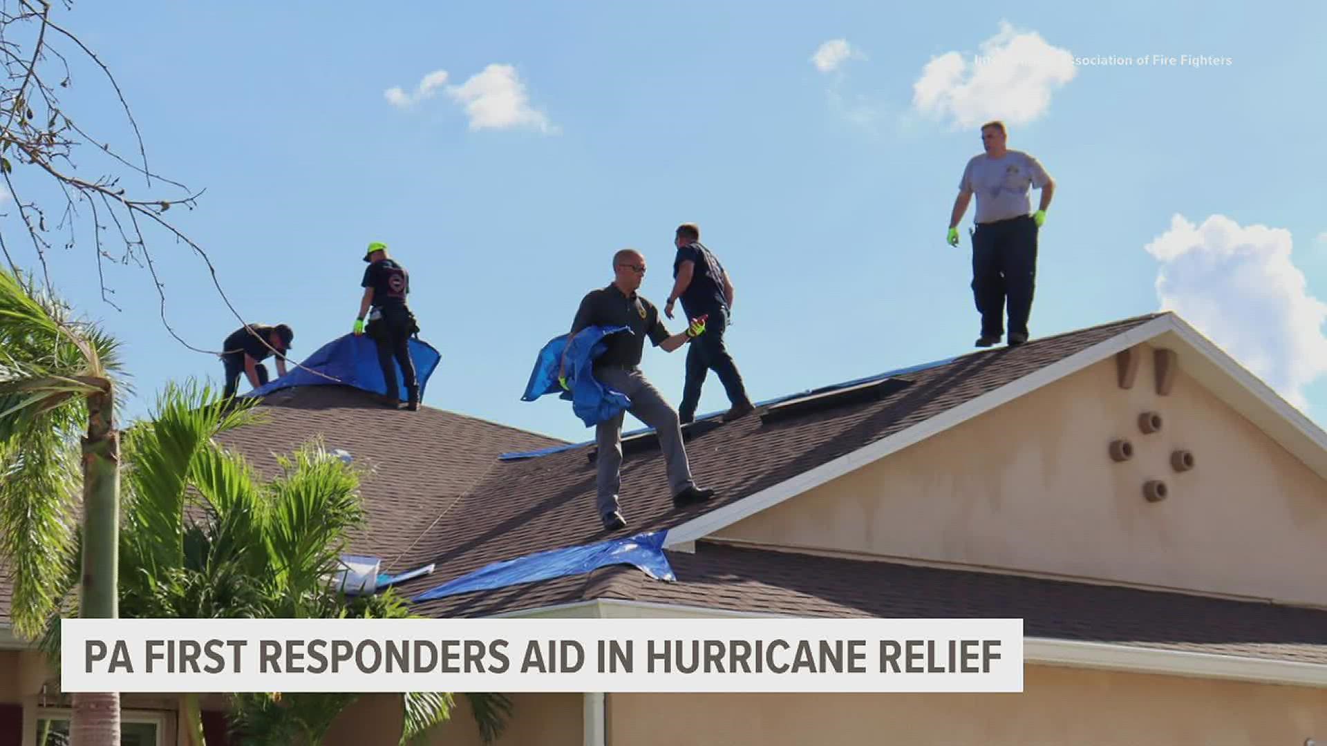 First responders from across the Commonwealth are assisting in both Florida and South Carolina.