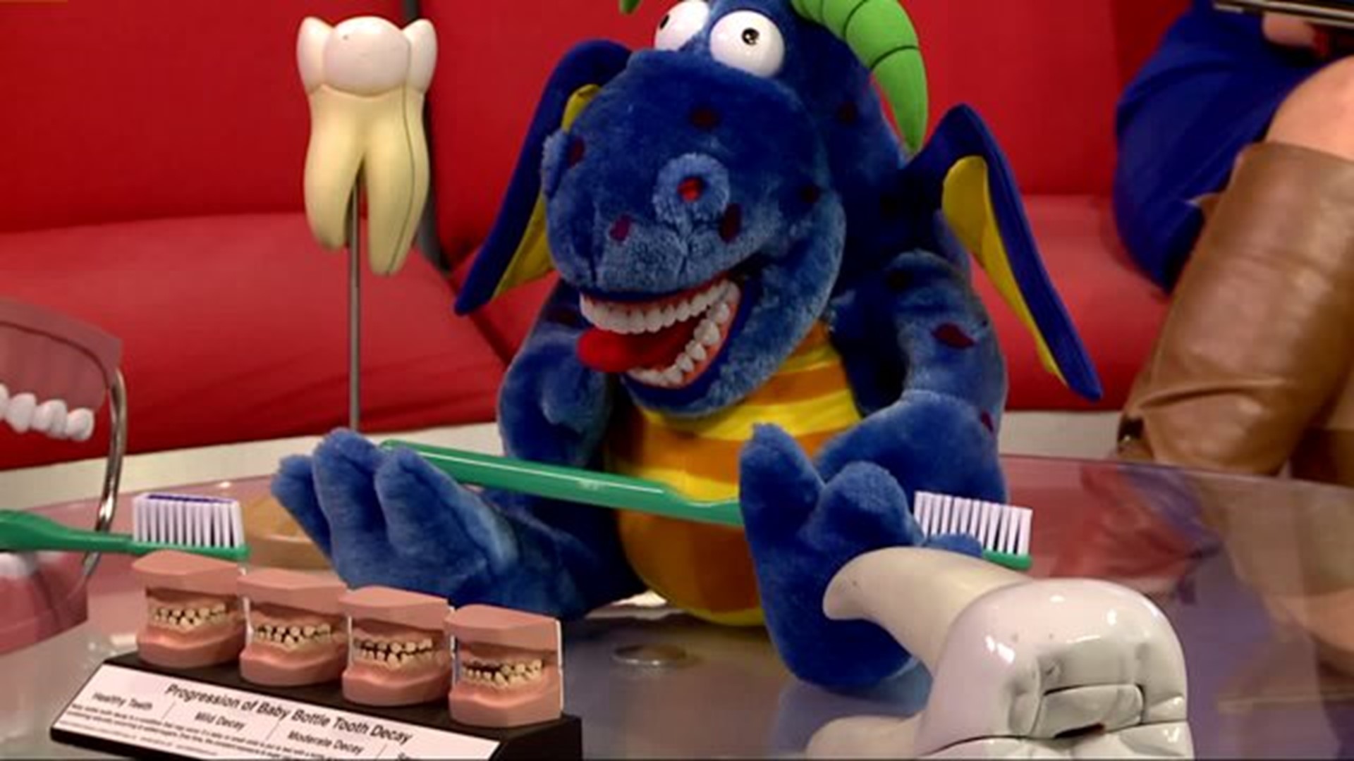 National Children`s Dental Month comes to our morning show