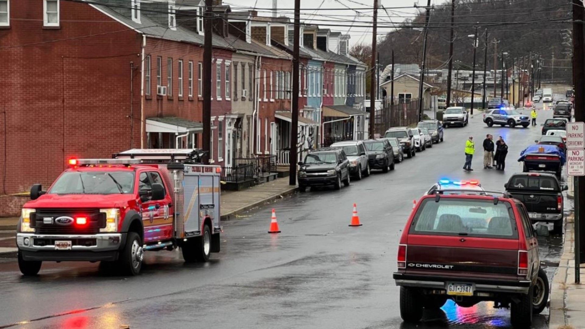 There is heavy police presence in the area of Bridge Street and North 2nd Street in the borough, and the Lancaster County Coroner has been called to the scene.