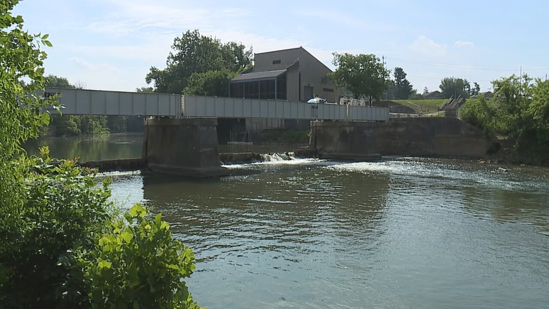 According to the City's Bureau of Water, the odd smell and taste is due to an algae bloom in the Conestoga River that accounts for 40% of their water supply.