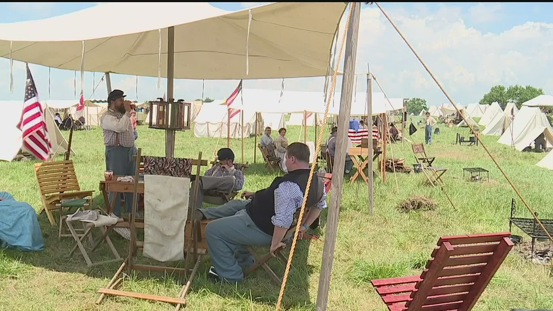 Organizers say re-enactors are 'chomping at the bit' to participate in an evento