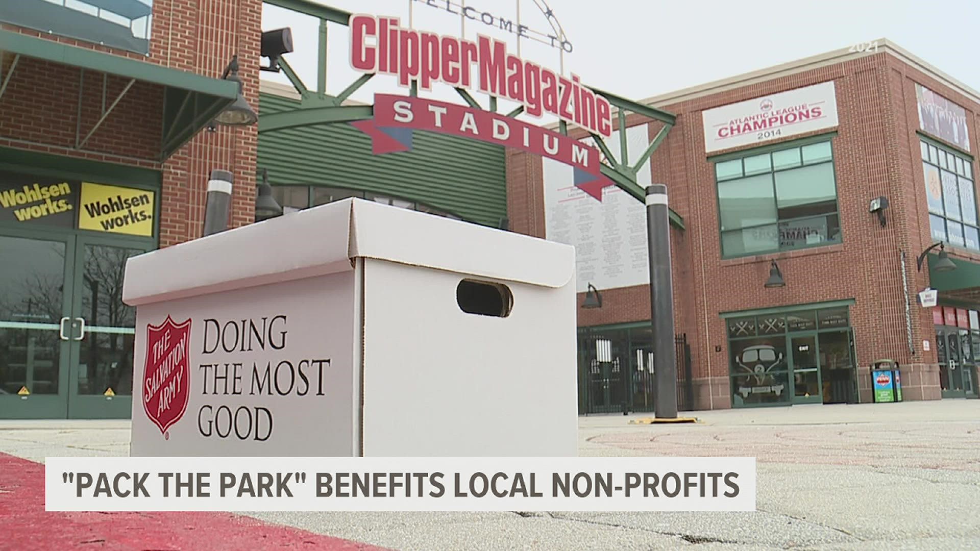 Officials with the Lancaster Barnstormers say the drive will benefit 15 local nonprofits.