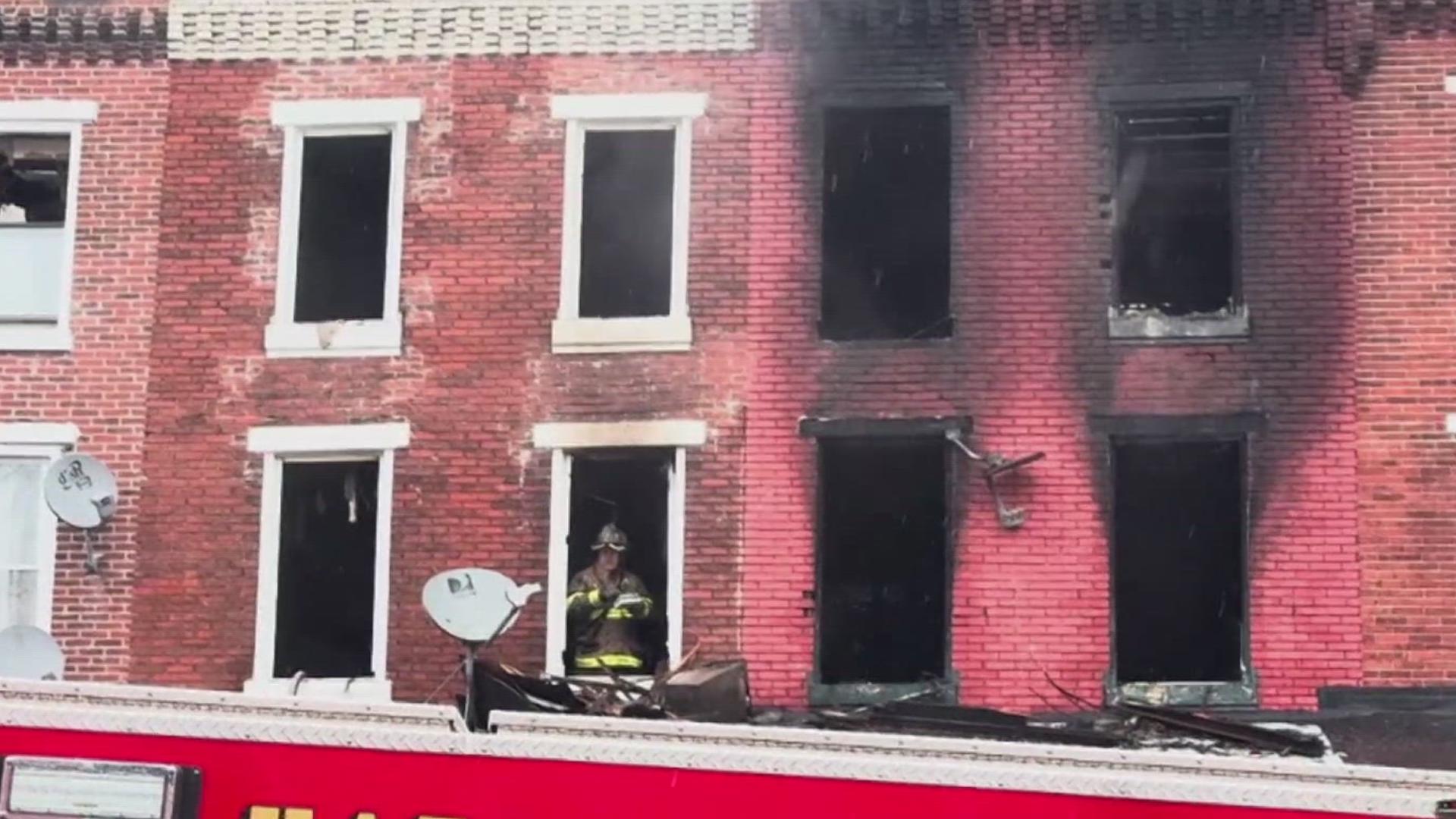 2-alarm fire spreads to 6 homes in Harrisburg Sunday morning, 13 ...