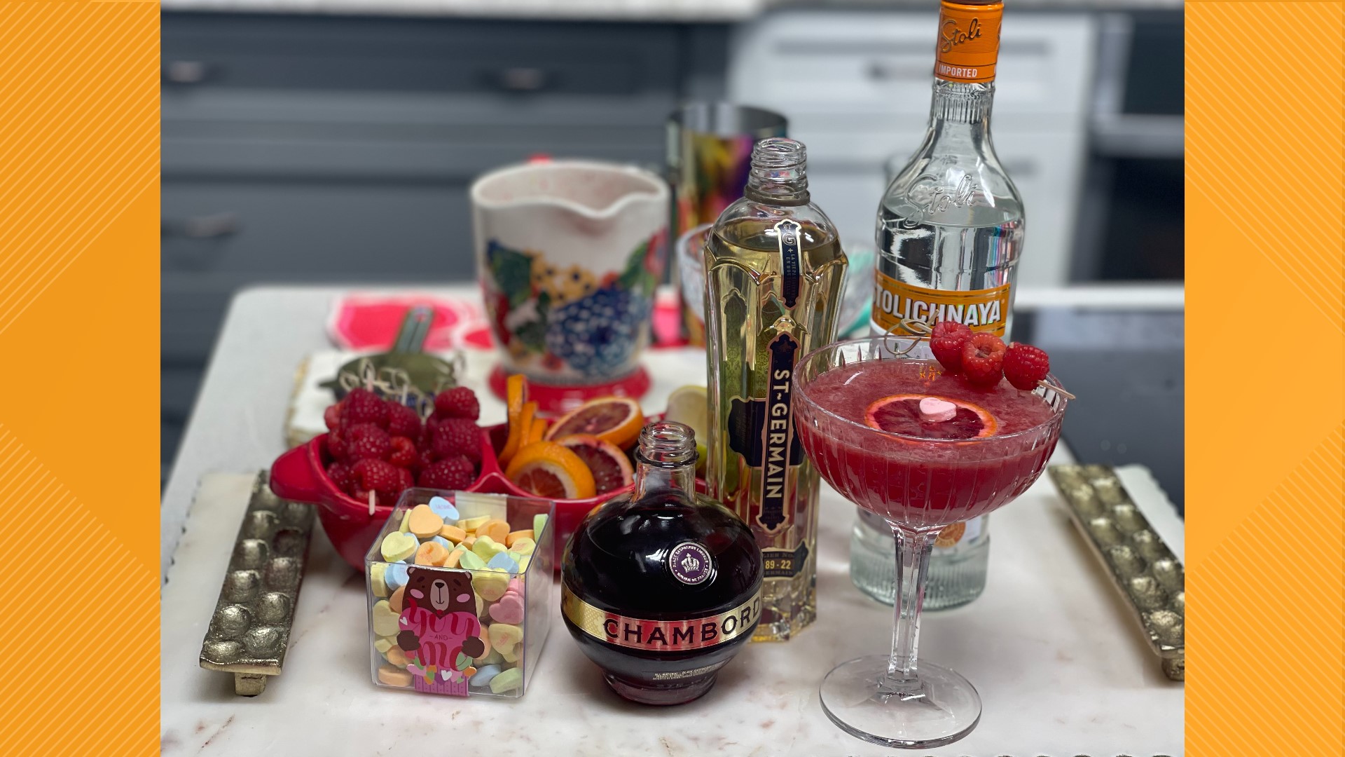 A Heartthrob cocktail to pair with the meal will have you looking ahead to Valentine's Day as well as warm weather.