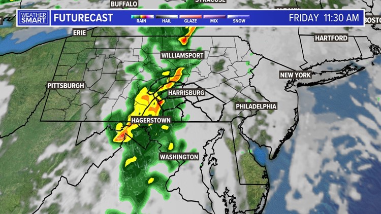 Strong-to-severe storms likely Friday, warming up with the holiday