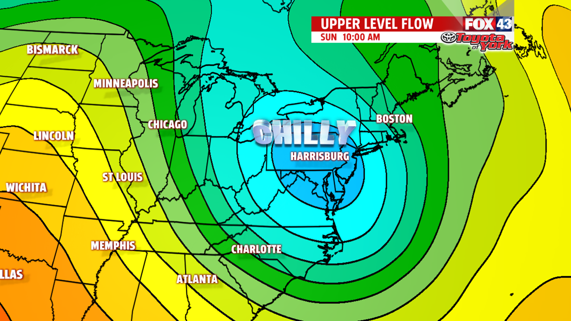 Increasing clouds but temperatures remain above average | fox43.com