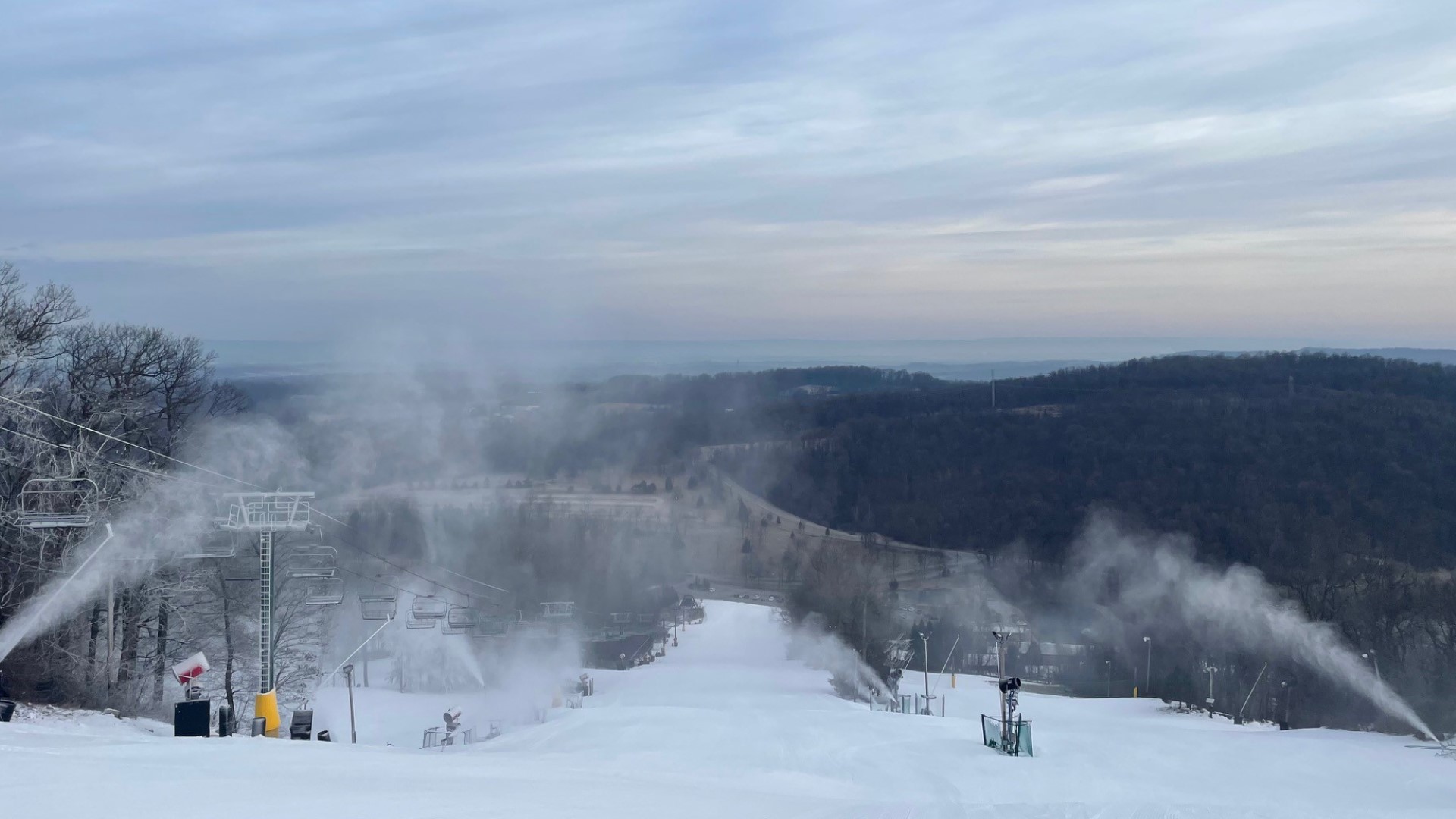 Roundtop Mountain Resort is increasing their snowmaking infrastructure to keep snow on the slopes.