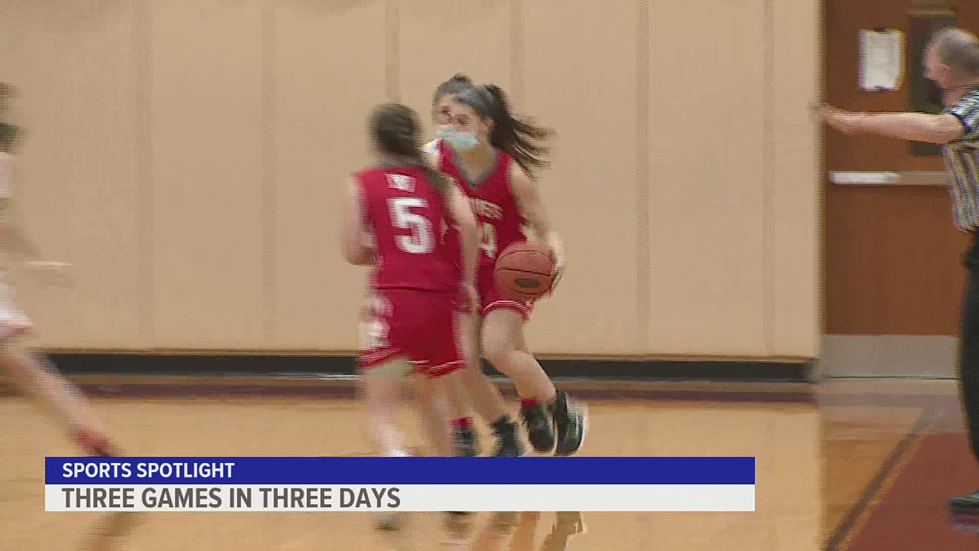 Pequea Valley's girls basketball team plays three games in three nights