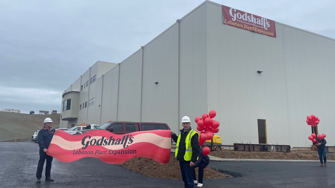 Godshall's Quality Meats holds a 'baconcutting' ceremony for new plant