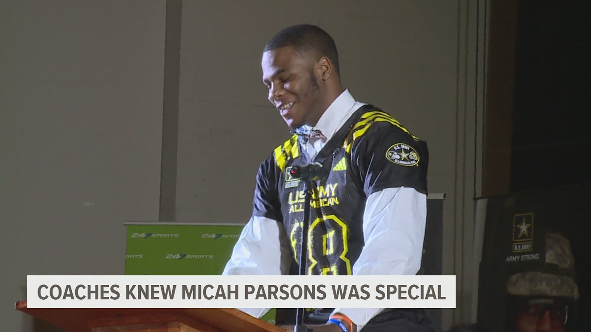 Harrisburg native Micah Parsons selected by the Dallas Cowboys with the  12th overall pick in the 2021 NFL Draft