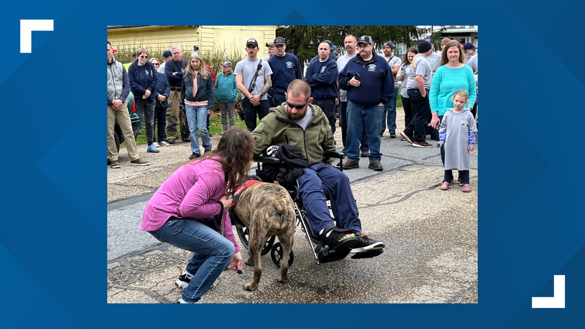 After spending two months recovering from serious injuries he sustained from a fire, Middletown firefighter Shawn Menear was released from the hospital on April 6.