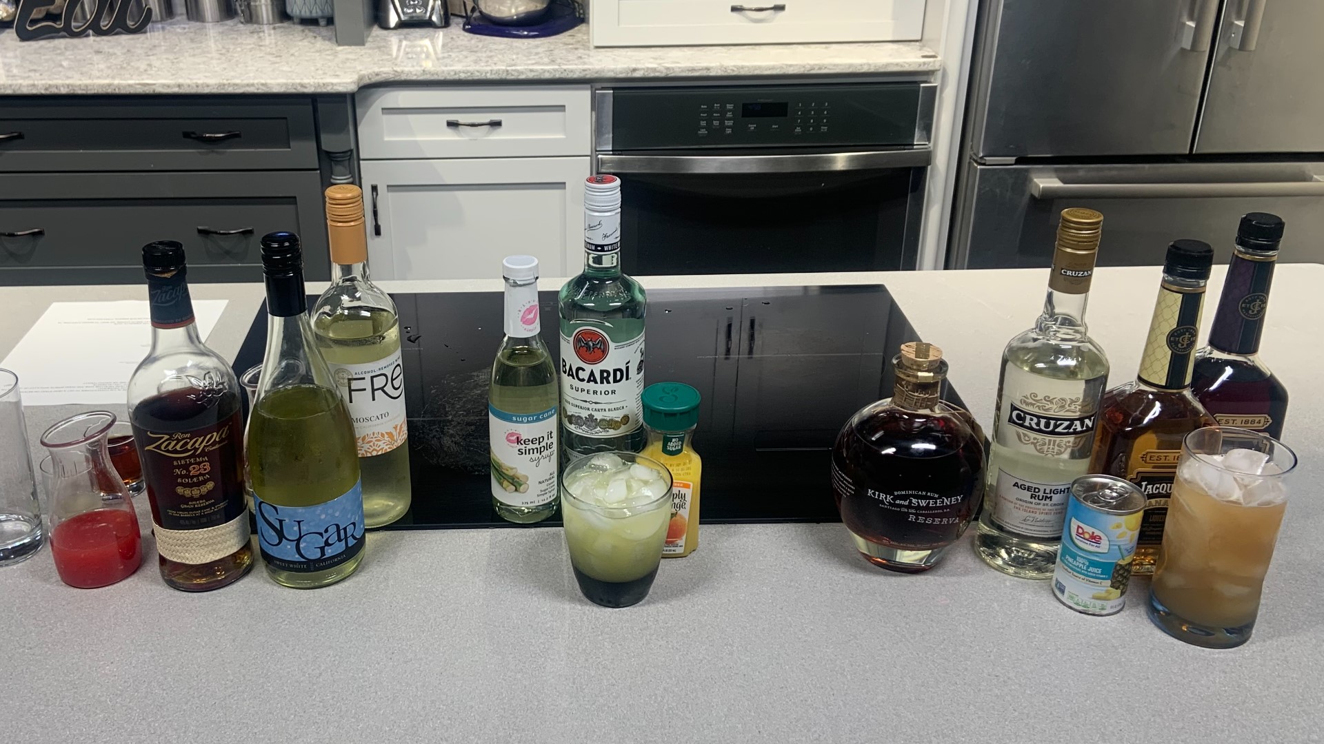 Nate Snelbaker with Fine Wine and Good Spirits is getting prepared for National Rum Day with three fun cocktails.