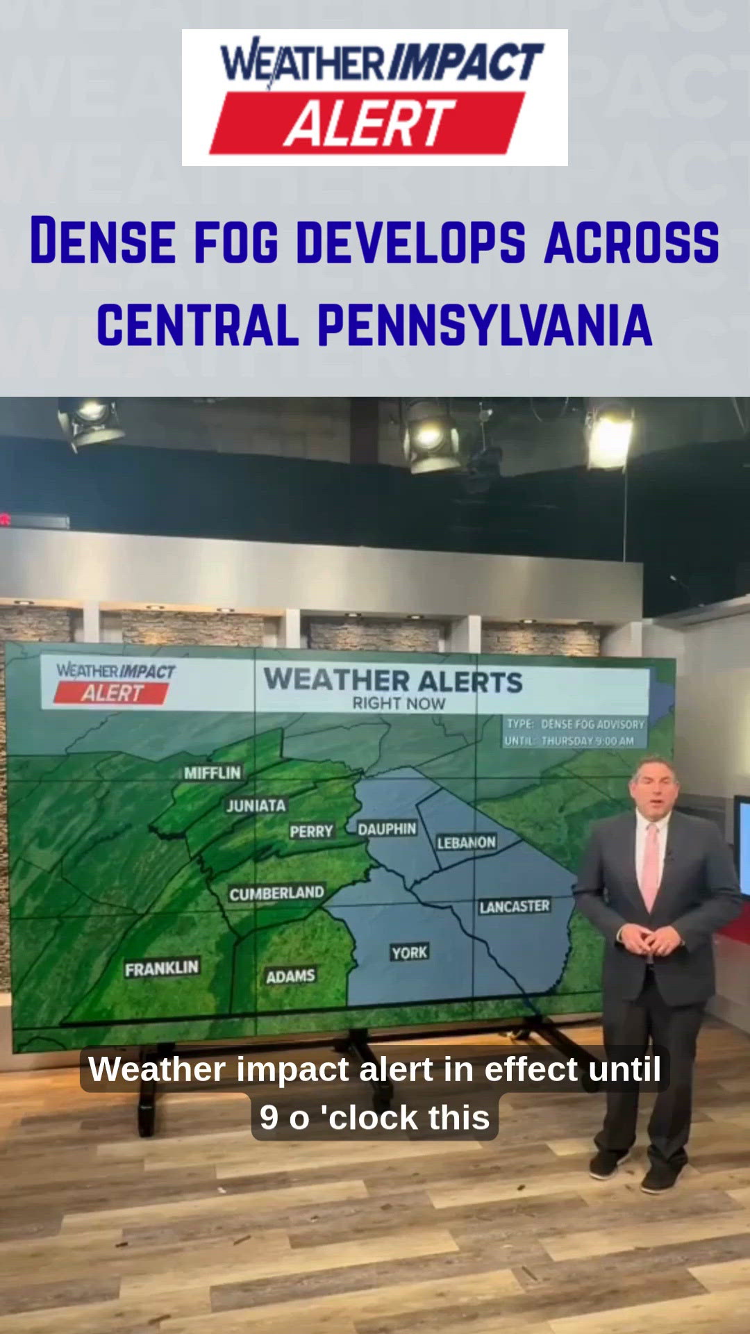 Weather Impact Alert for Dense Fog | fox43.com