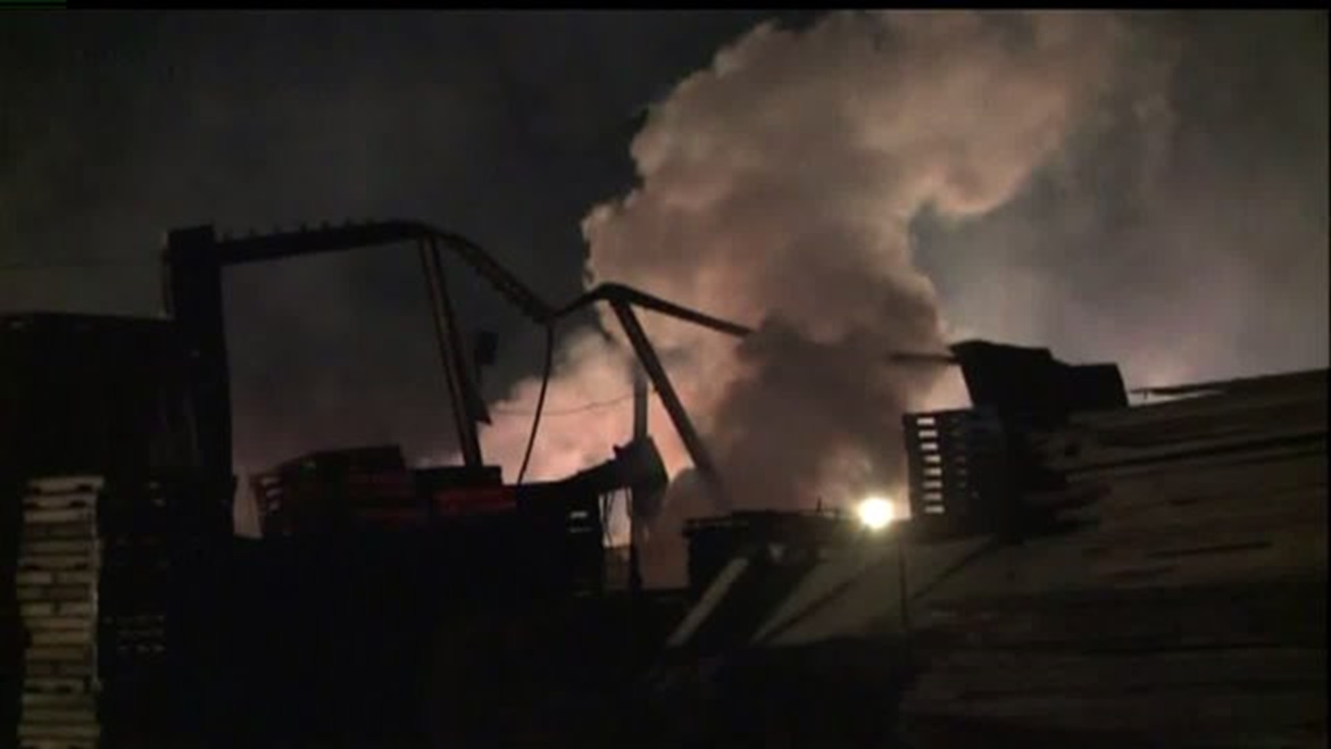 Crews battle fire at Adams Co. Lumber yard | fox43.com