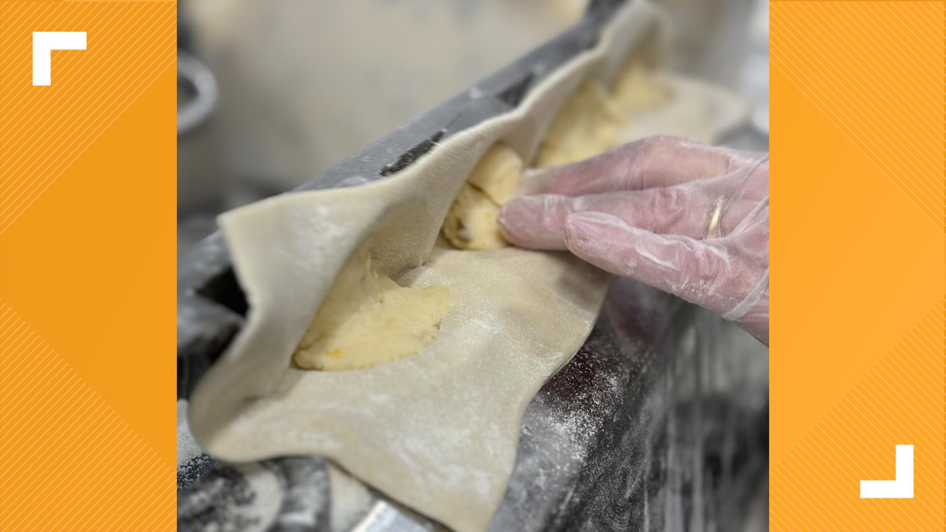 Owner Inna Kondramashin learned the art of pierogi-making from her grandmother. She now passes the tradition onto soon-to-be owners Emily Gonzalez and Michael Ortiz.