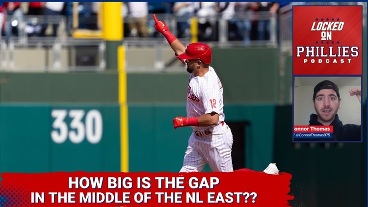 How big is the gap between Philadelphia and Miami in the NL East? | Locked On Phillies