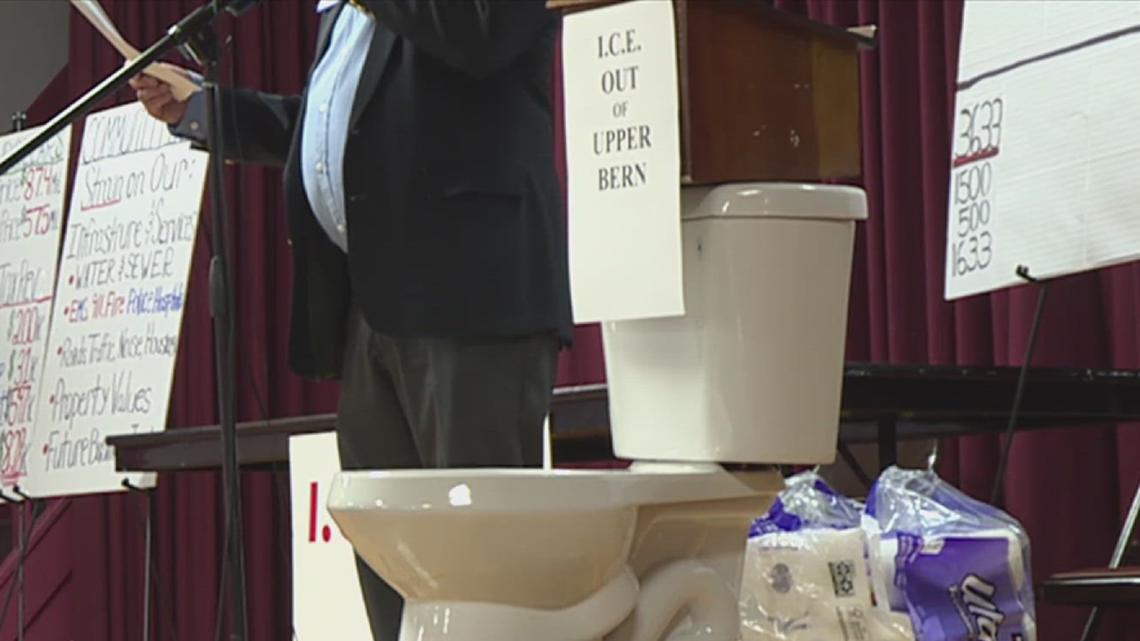 Residents and officials voice opposition to planned ICE facility in ...