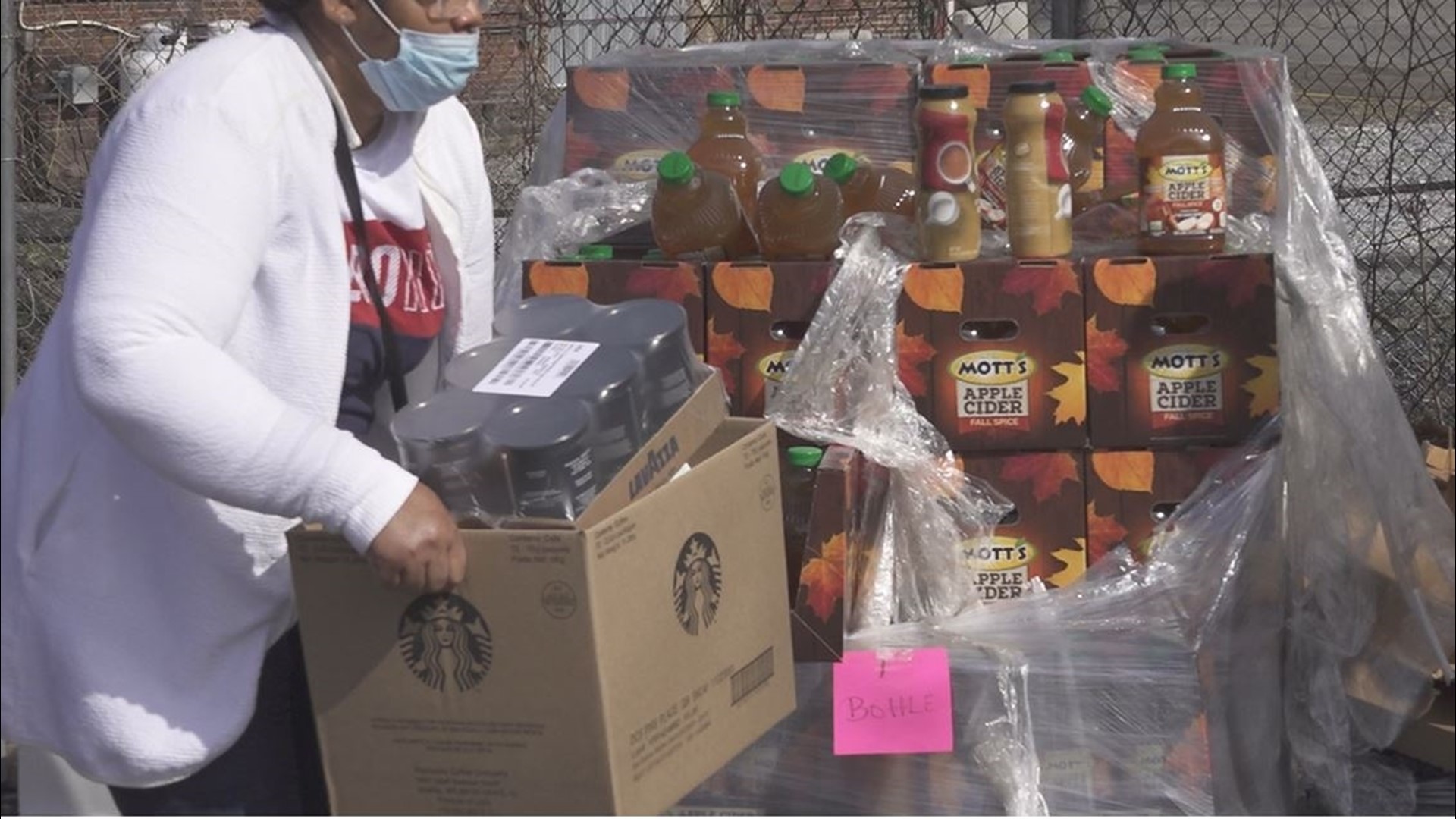 "Prices are going up for everyone. If everyone gives
a small donation, it would help," said Carleen Farabaugh of the York Benevolent Association.