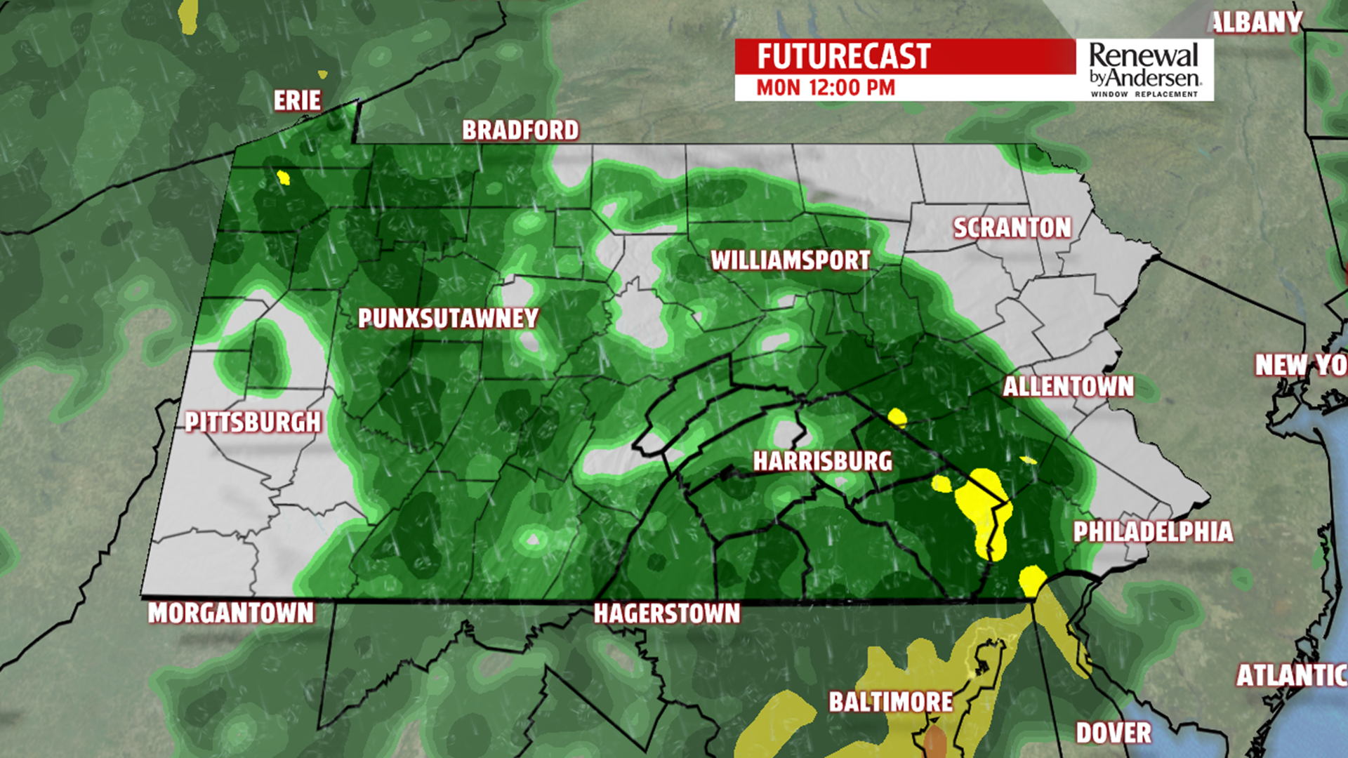 Mild with showers and breezy conditions to start the week | fox43.com