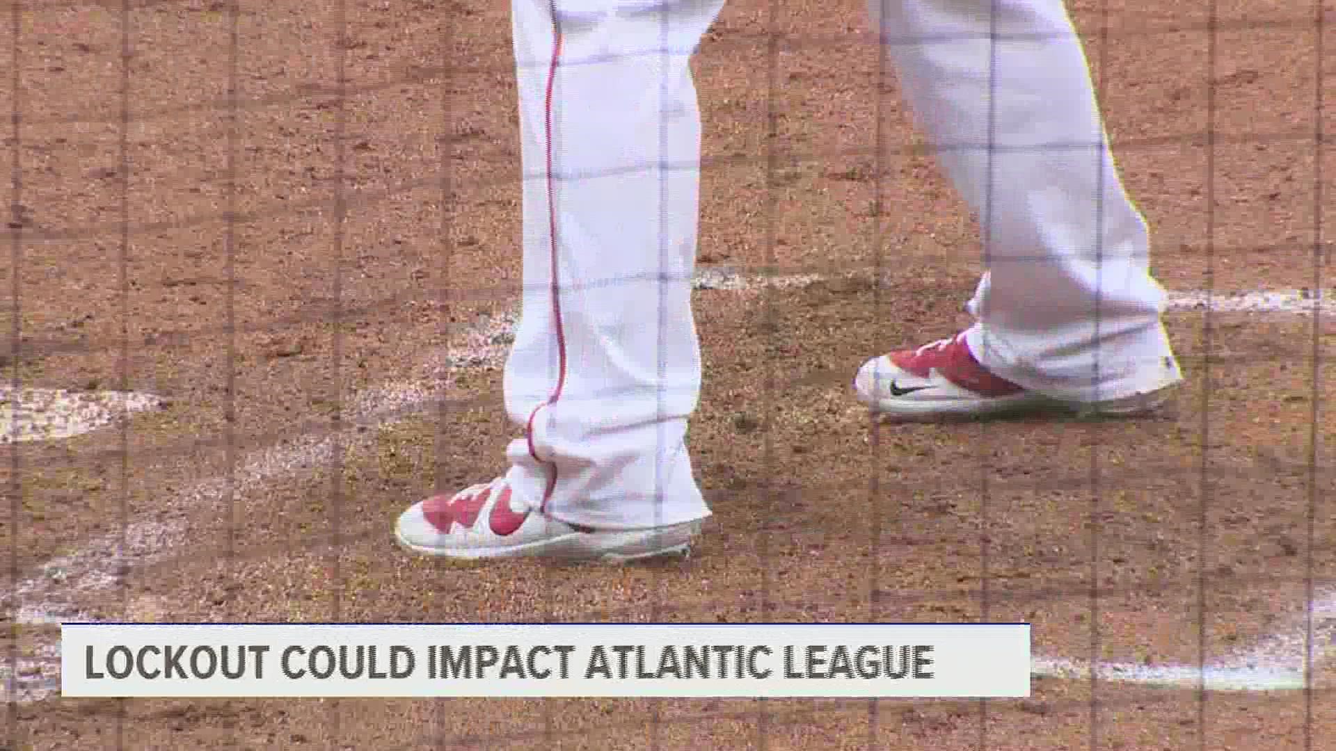 Rosters holes left by a lockout could pull players from the Atlantic League to the MiLB.