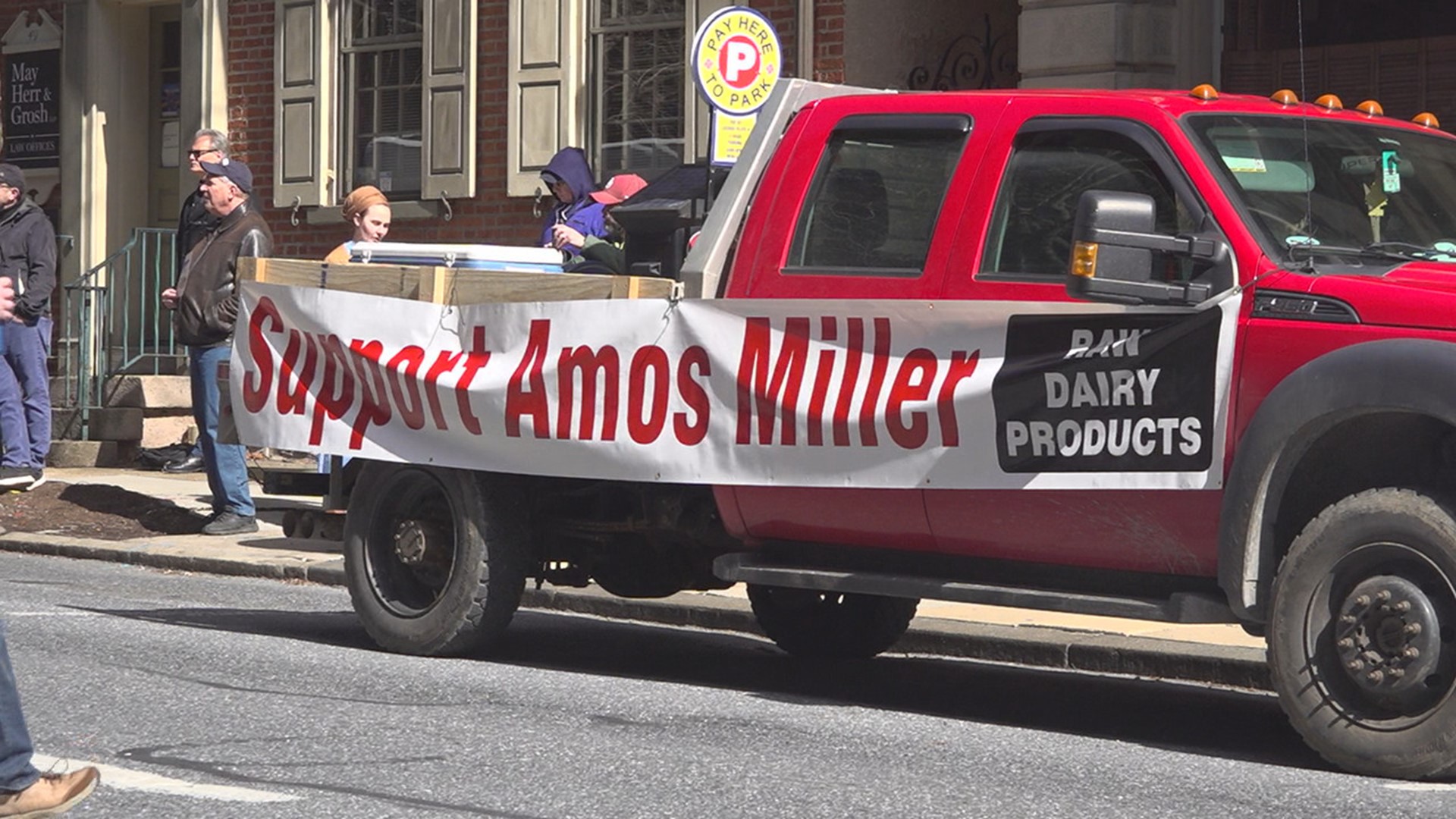 Amos Miller is being sued by the state Department of Agriculture and Attorney General for selling raw milk without a permit.