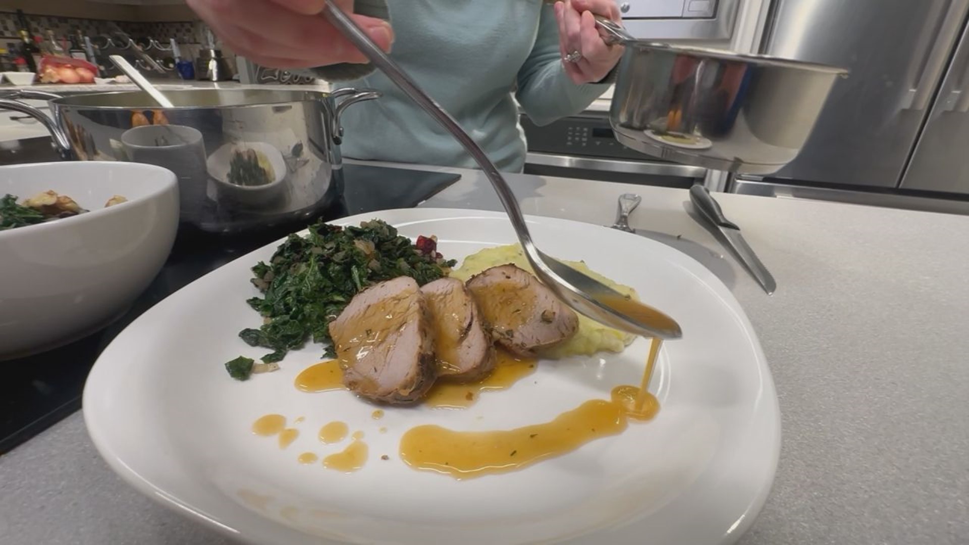 Need a quick and easy Valentine's Day dinner with some seasonal flare? Andrea Michaels has you covered with a glaze and sides that are sure to please in a pinch!