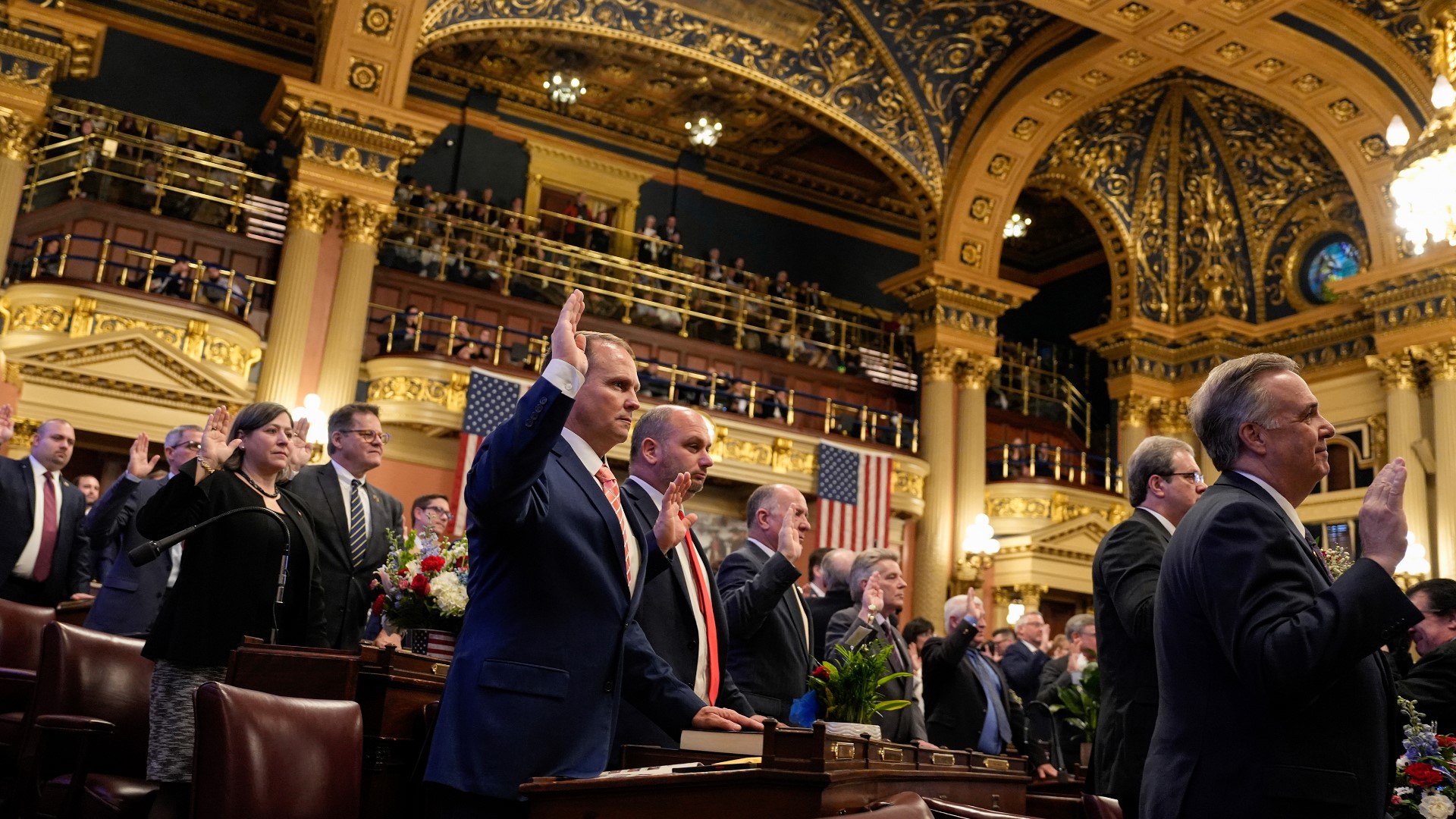 The chamber voted 115 to 85 on Tuesday to make Rep. Mark Rozzi of Berks County its speaker.