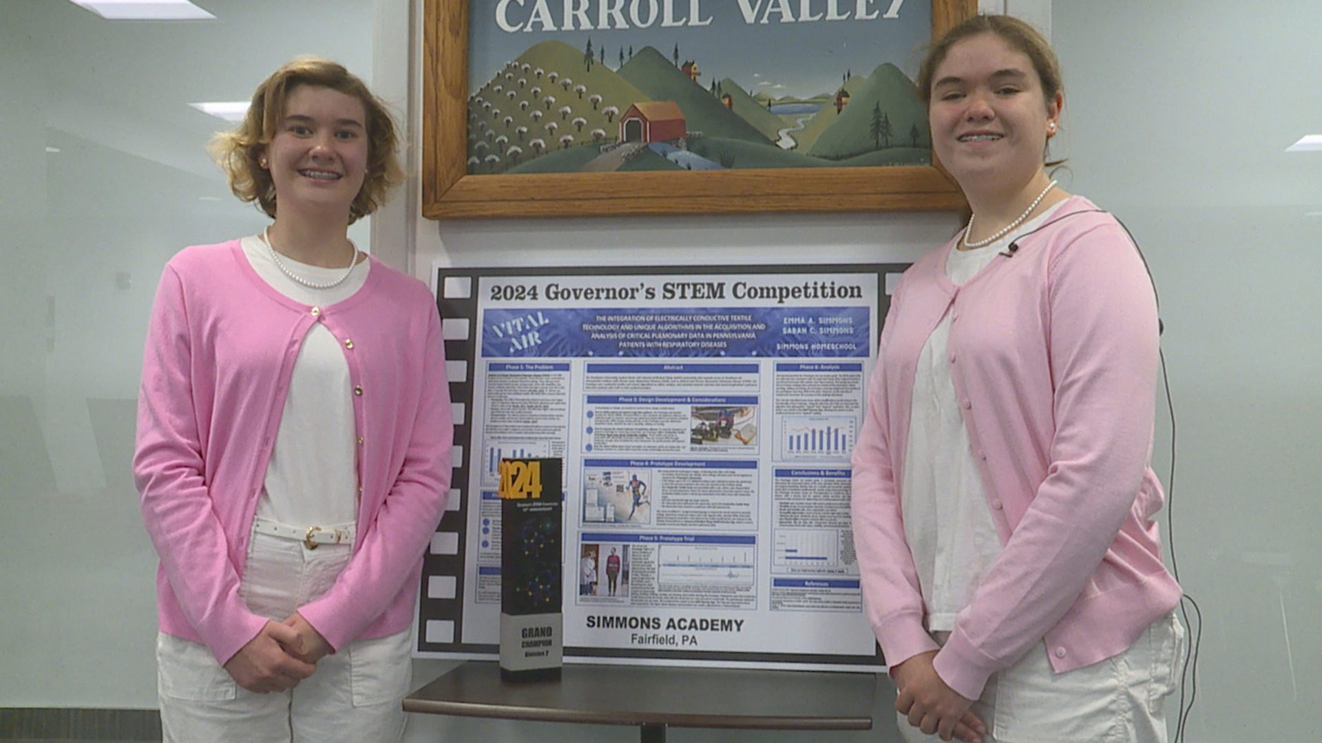 A pair of twins are the winners of this year’s Governor’s STEM competition after showcasing their project that has the potential to broaden healthcare access.