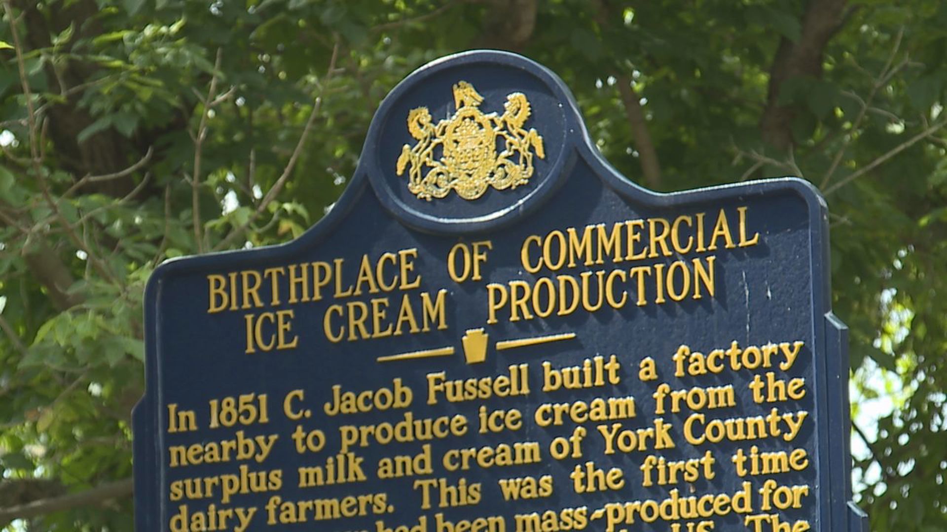 York County and ice cream history ride same rails