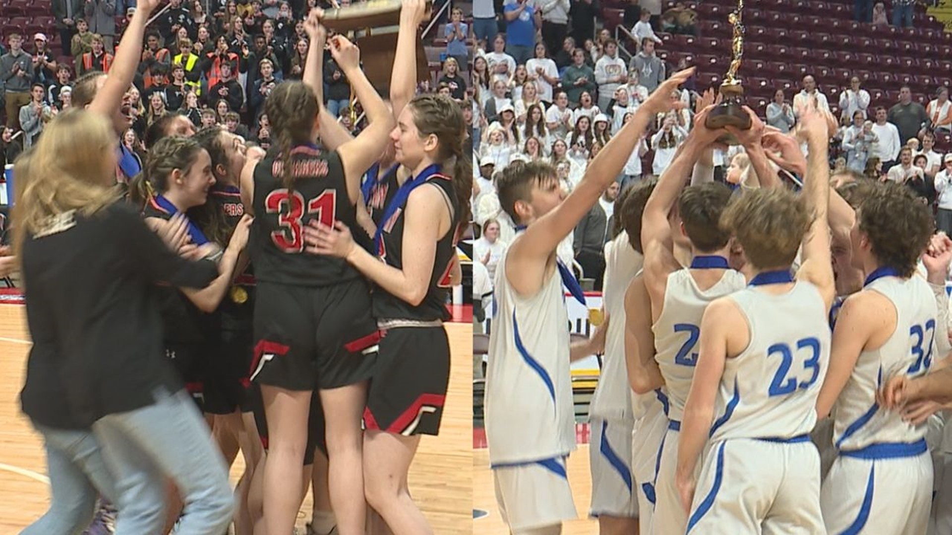 Both Lancaster County teams were able to make it back-to-back district crowns.