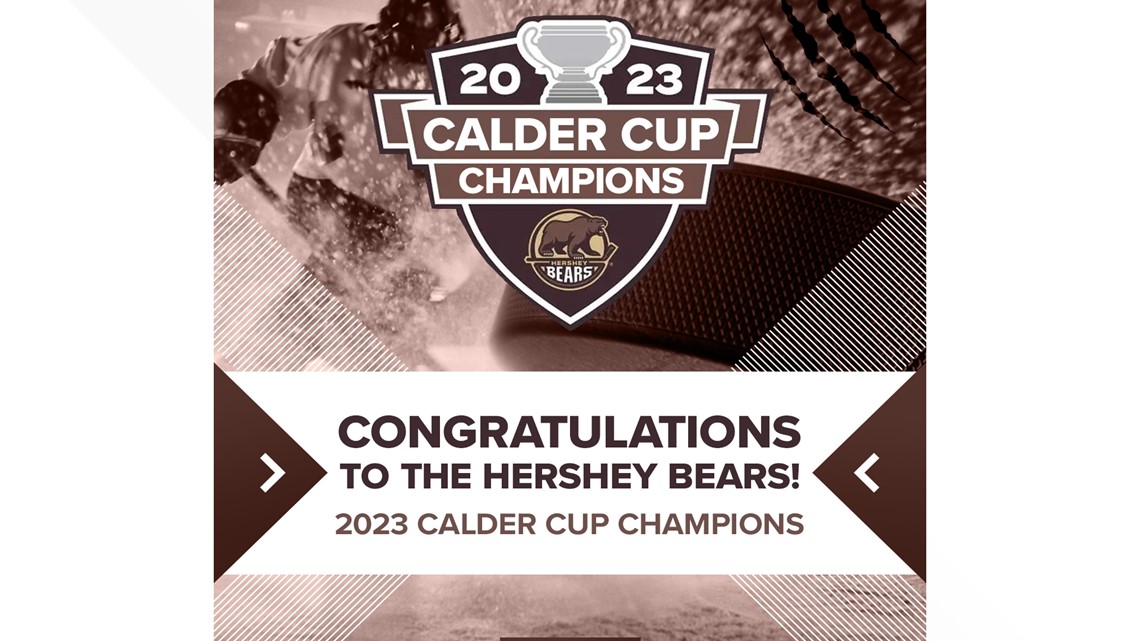 Hershey Bears celebrate winning Calder Cup at GIANT Center