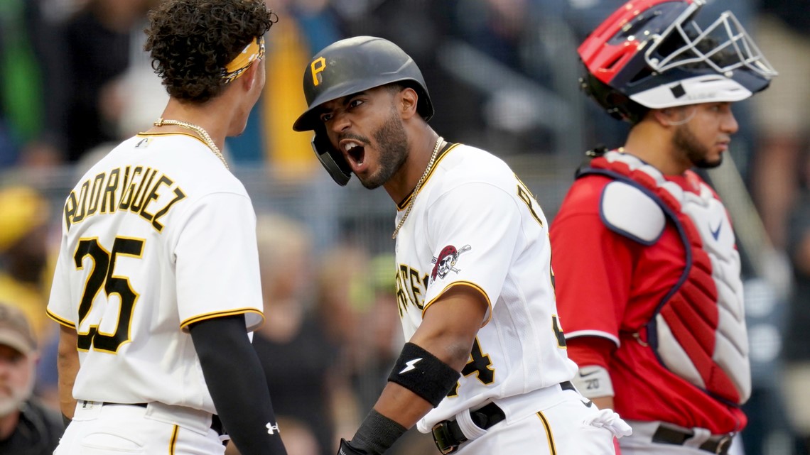 Abrams homers twice, Corbin pitches into the seventh as Nationals ease past  Pirates 6-2