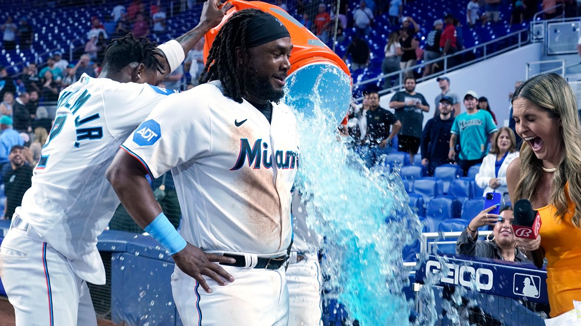 Jake Burger says Marlins' walk-off win was the most fun he's had 'in a  really long time