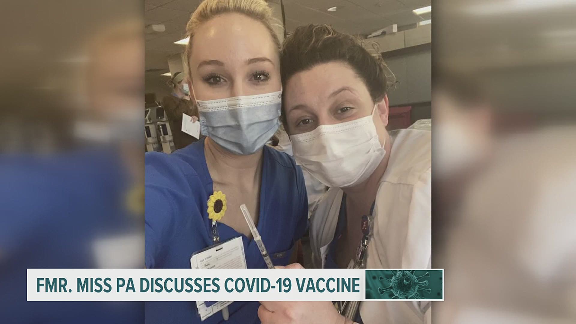 As more frontline workers get their vaccination, a former Miss PA has a special message for everyone in the commonwealth: Do your part to help end the pandemic.