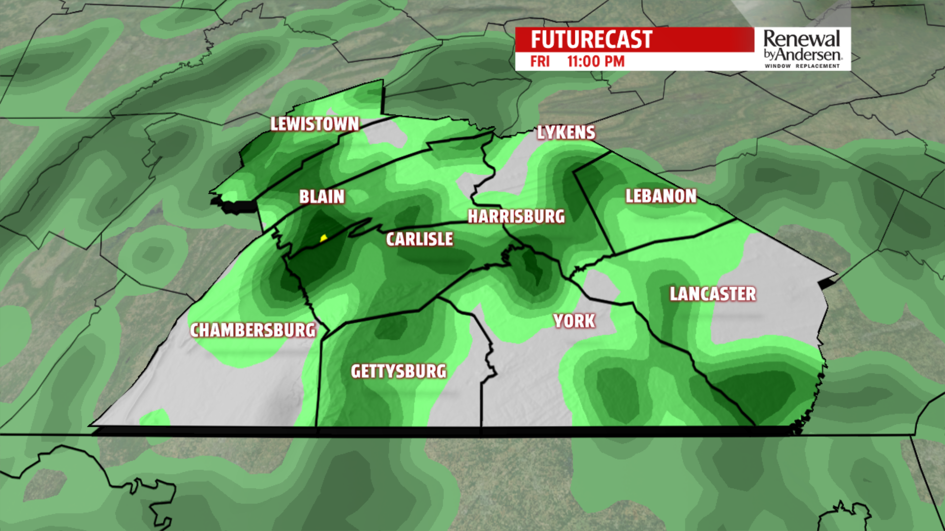 More showers through Friday, with flooding concerns lasting into the ...