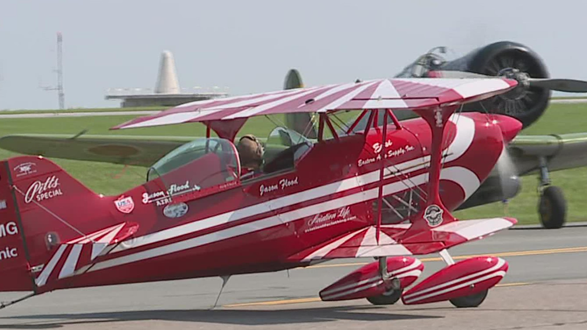 The Capital Wing of the Commemorative Air Force offered rides in a World War Two Boeing PT-17 Stearman bi-plane.