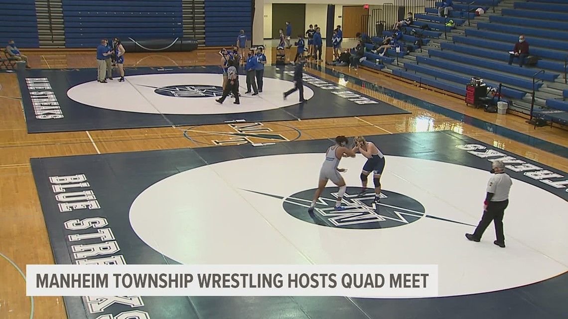 Manheim Township wrestling hosts quad meet to start season