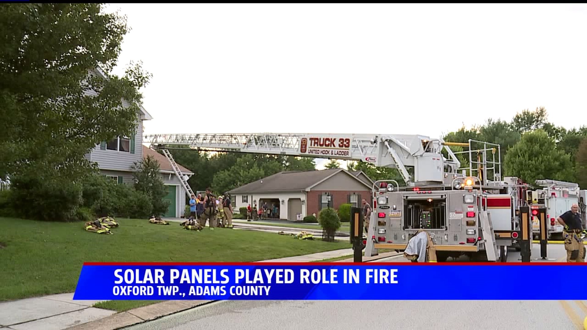 Solar panels played a role in Adams County fire, officials say