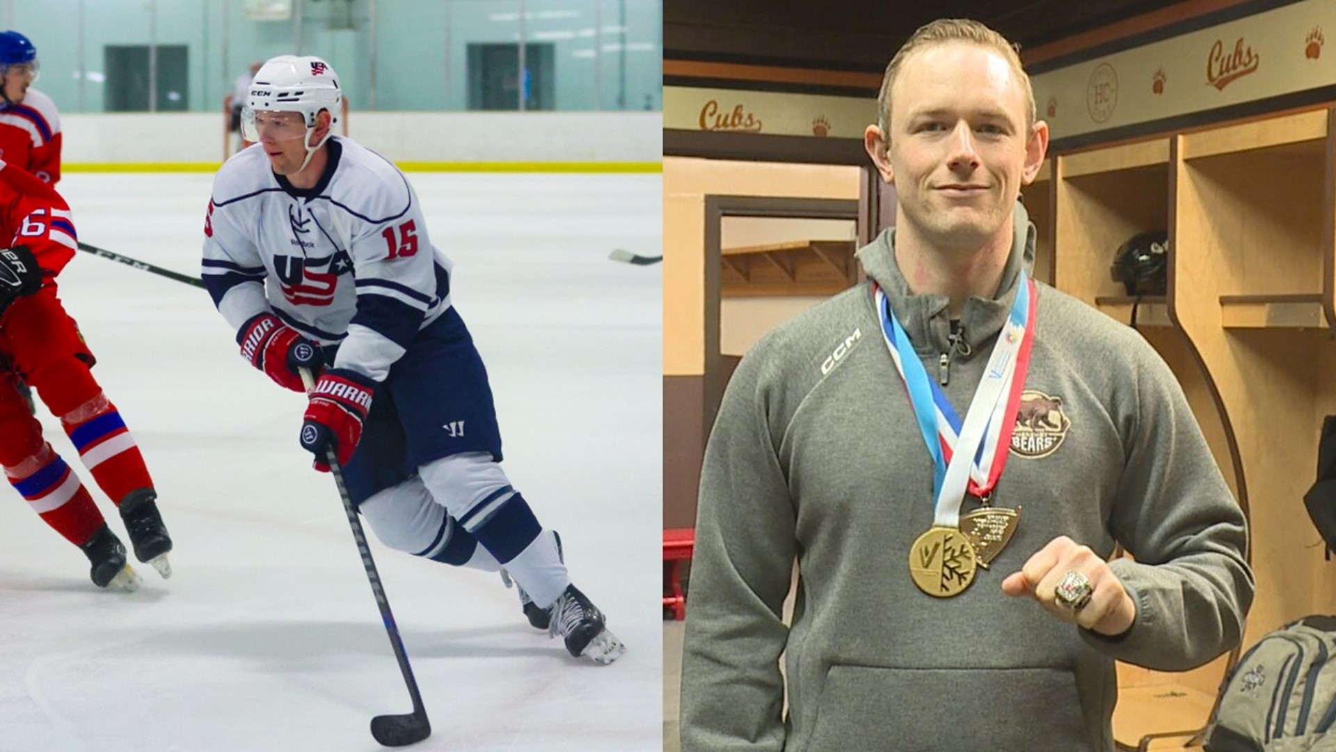 Max Finley, who lost his hearing at the age of five, won silver at the Jeff Sauer International Deaf Hockey Series all while helping the Hershey Bears.