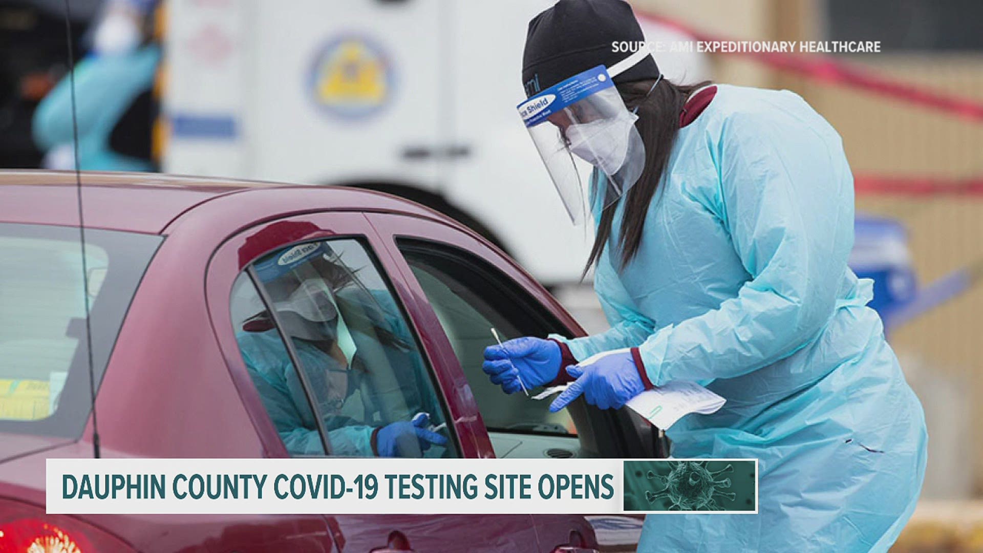 The testing site will run through April 10, and will be able to test up to 450 people per day.