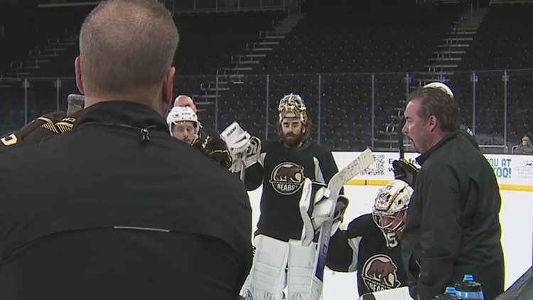 Hershey Bears prepare for Game One puck drop in Coachella Valley