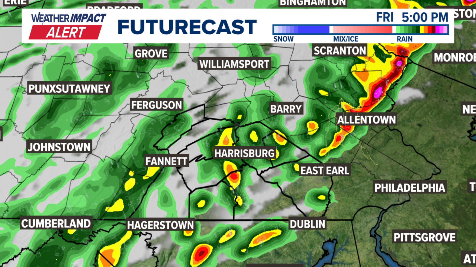 Warmth returns Friday with a few storms becoming possible ahead of a ...