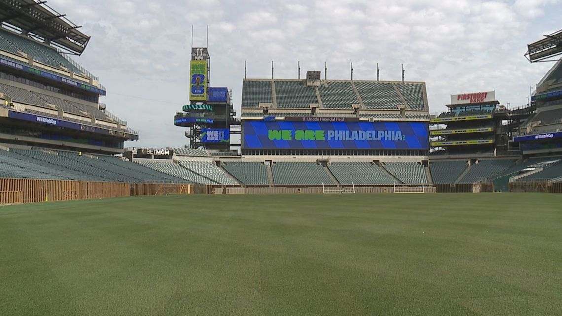 Organizers unveil pitch at Lincoln Financial Field ahead of FIFA World Cup 2026