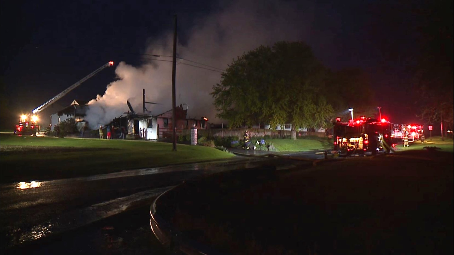 The call came in at 3:08 a.m., about a fire at a barn located on Back Run Road and Bricker Road, also according to dispatch.