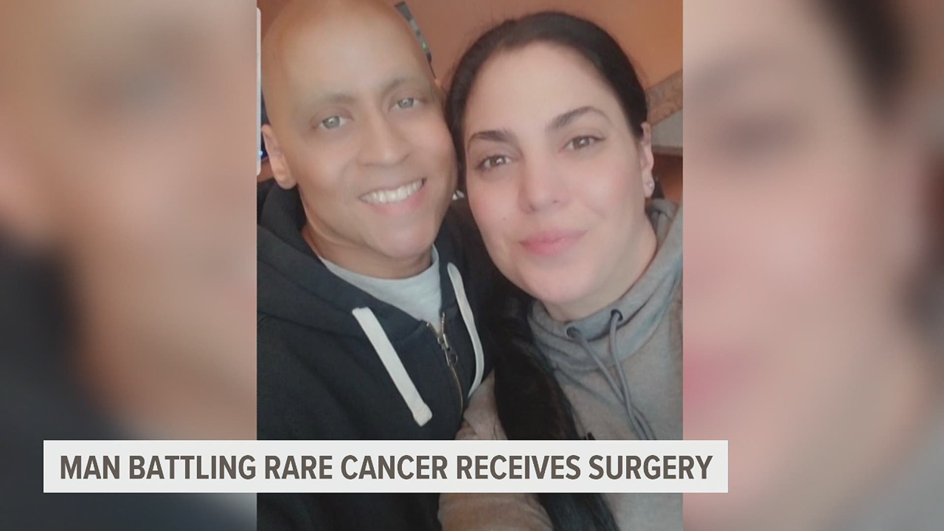 “He was in fact able to get all the cancer,” said Omar's fiancé Jacqueline Karimi.