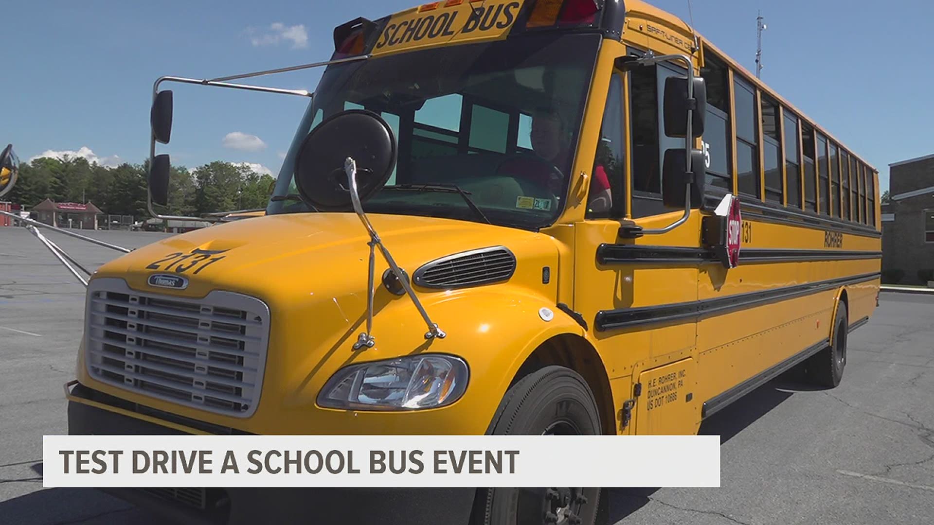 Community members could take a school bus out for a spin through an empty parking lot to highlight the role of bus drivers.