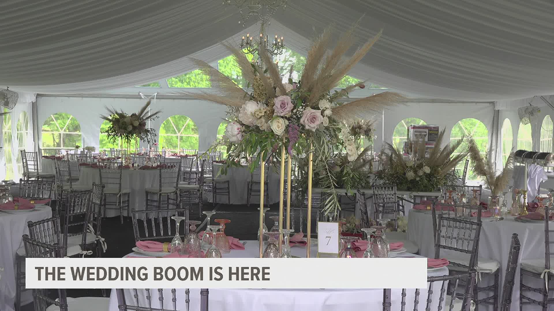 Central PA is seeing a wedding boom as vendors scramble to keep up